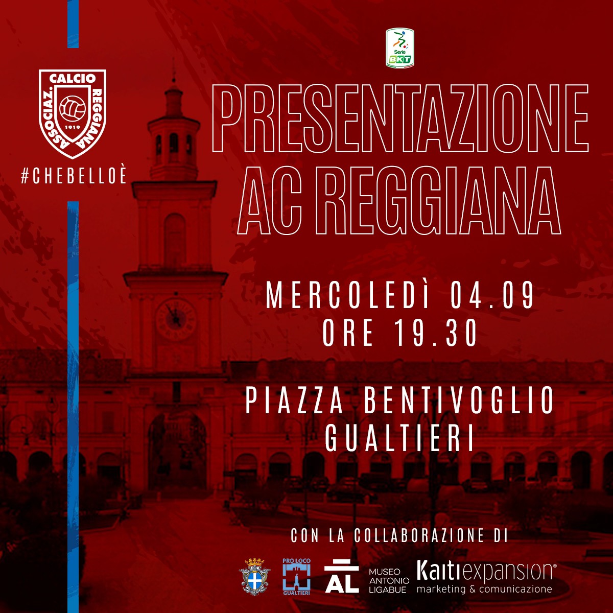 Gualtieri ospita la Reggiana Calcio 1919